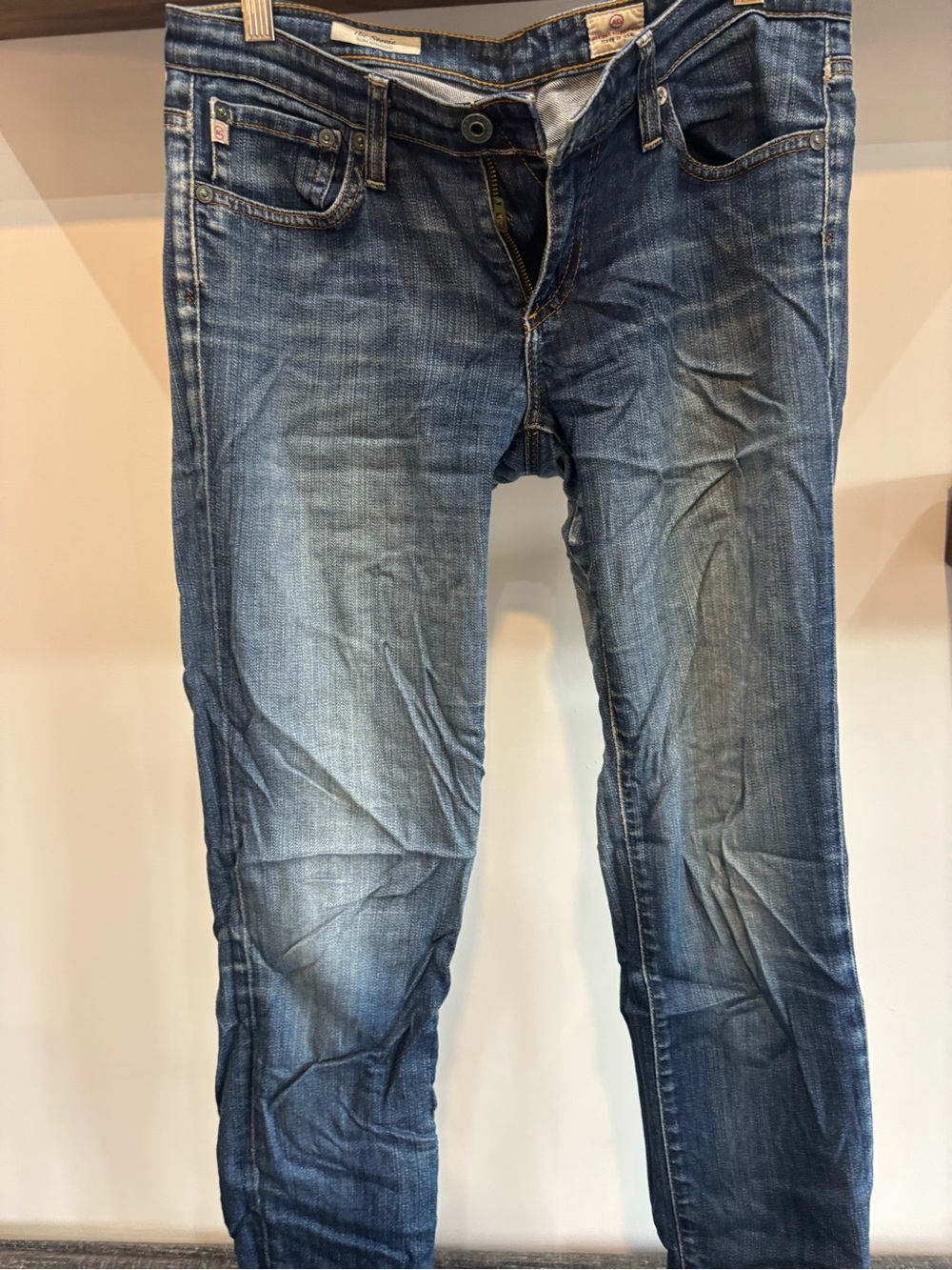 AG Adriano Goldschmied Women’s Skinny Jeans - Faded Medium Blue Wash